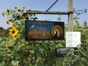 Sign for Community Gardens