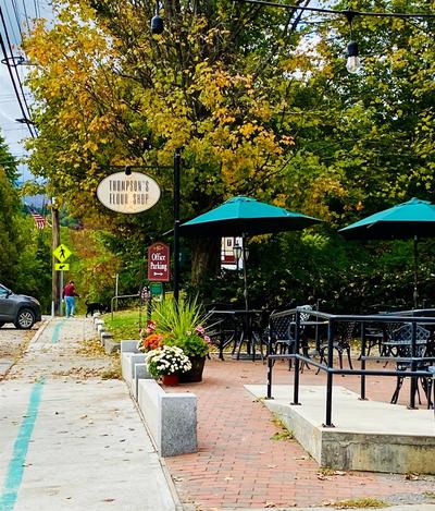 Outdoor seating at Restaurant